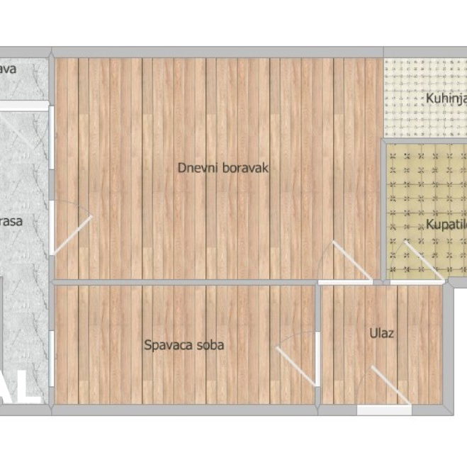 Jednoiposoban stan na prodaju, Bulevar Evrope, Novi Sad, 37m², 120.000 €