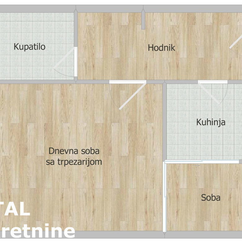 Jednoiposoban stan na prodaju, Jugovićevo, Novi Sad, 42m², 120.000 €