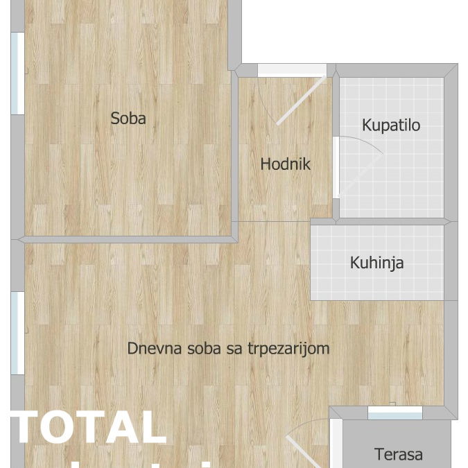 Jednoiposoban stan na prodaju, Telep, Novi Sad, 40m², 125.000 €