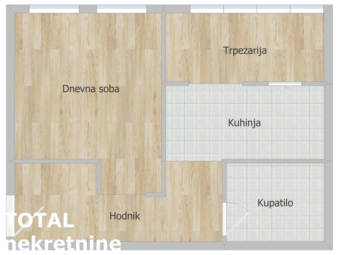 Jednosoban stan na prodaju, Nova Detelinara, Novi Sad, 40m², 137.000 €