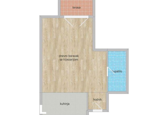 Stan Prodaja Novi Sad  34 m2