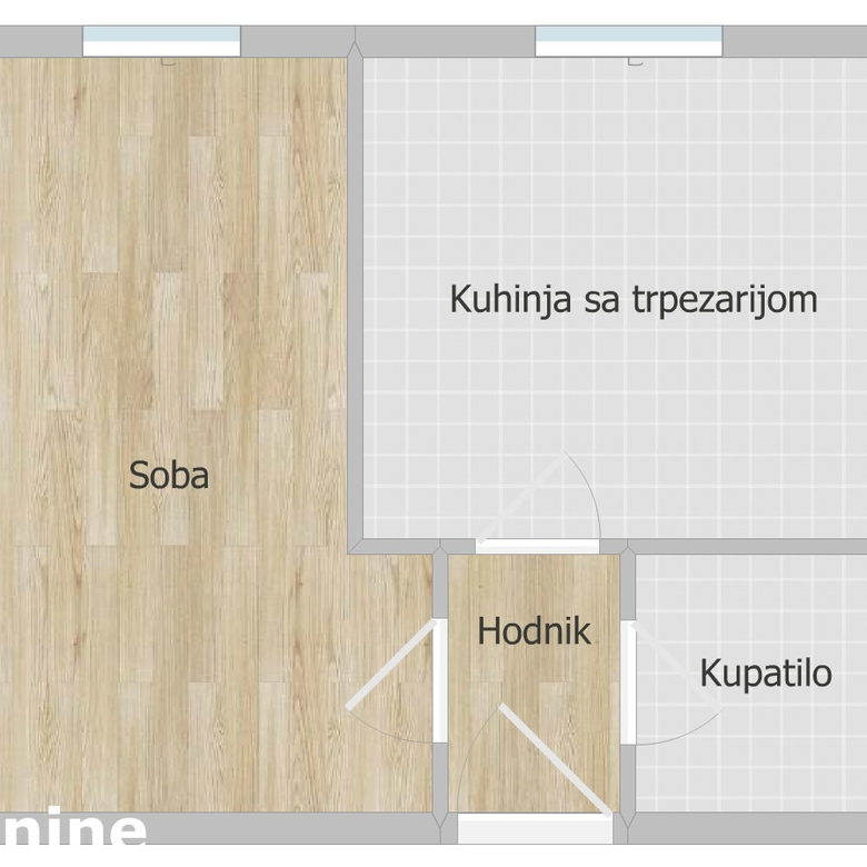 Jednosoban stan na prodaju, Železnička Stanica, Novi Sad, 32m², 77.000 €