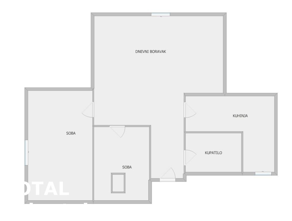 Stan Prodaja Novi Sad  60 m2
