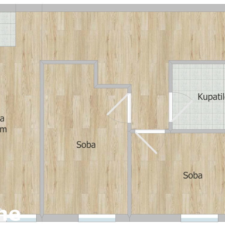Dvoiposoban stan na prodaju, Adice, Novi Sad, 50m², 100.000 €