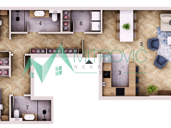 Stan Prodaja Novi Sad  81 m2