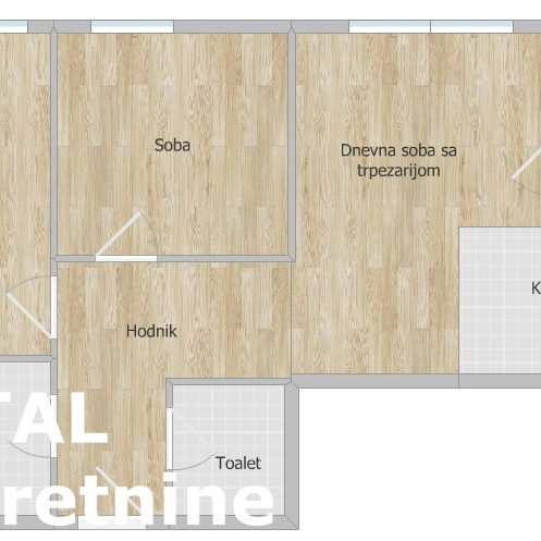 Dvoiposoban stan na prodaju, Telep, Novi Sad, 56m², 175.000 €