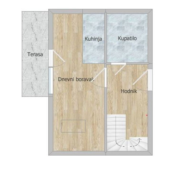 Dvosoban stan na prodaju, Nova Detelinara, Novi Sad, 54m², 129.500 €