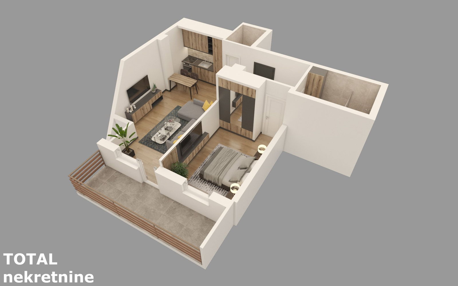 Dvosoban stan na prodaju, Vikend Naselje, Kopaonik, 51m², 100.640 €