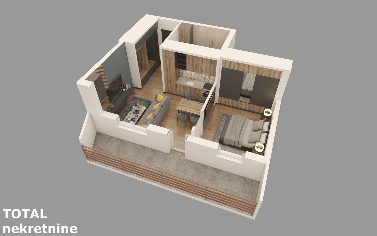 Dvosoban stan na prodaju, Vikend Naselje, Kopaonik, 45m², 88.750 €
