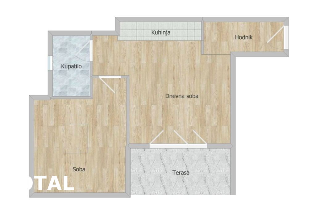 Stan Prodaja Novi Sad  48 m2