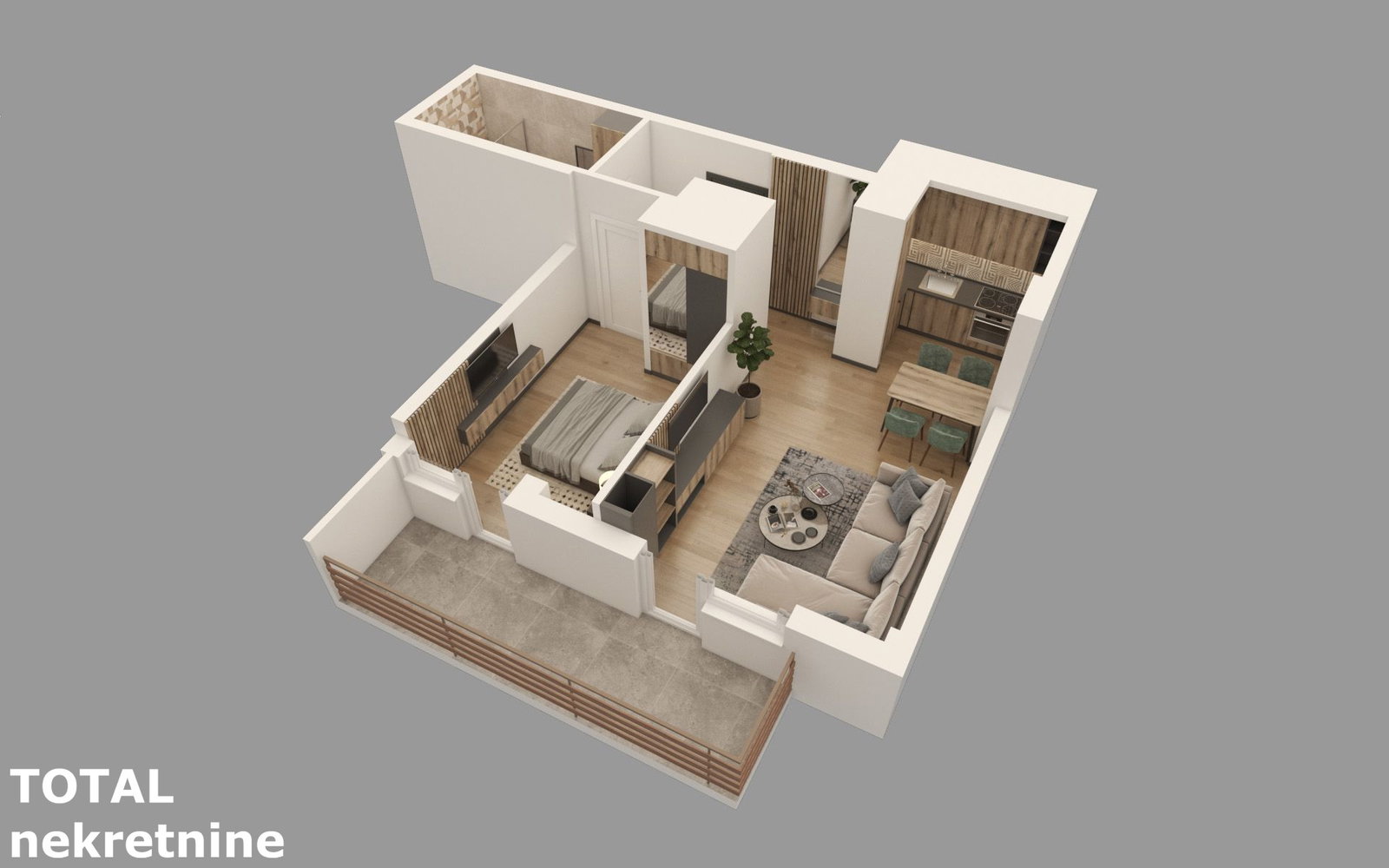 Dvosoban stan na prodaju, Vikend Naselje, Kopaonik, 48m², 105.230 €