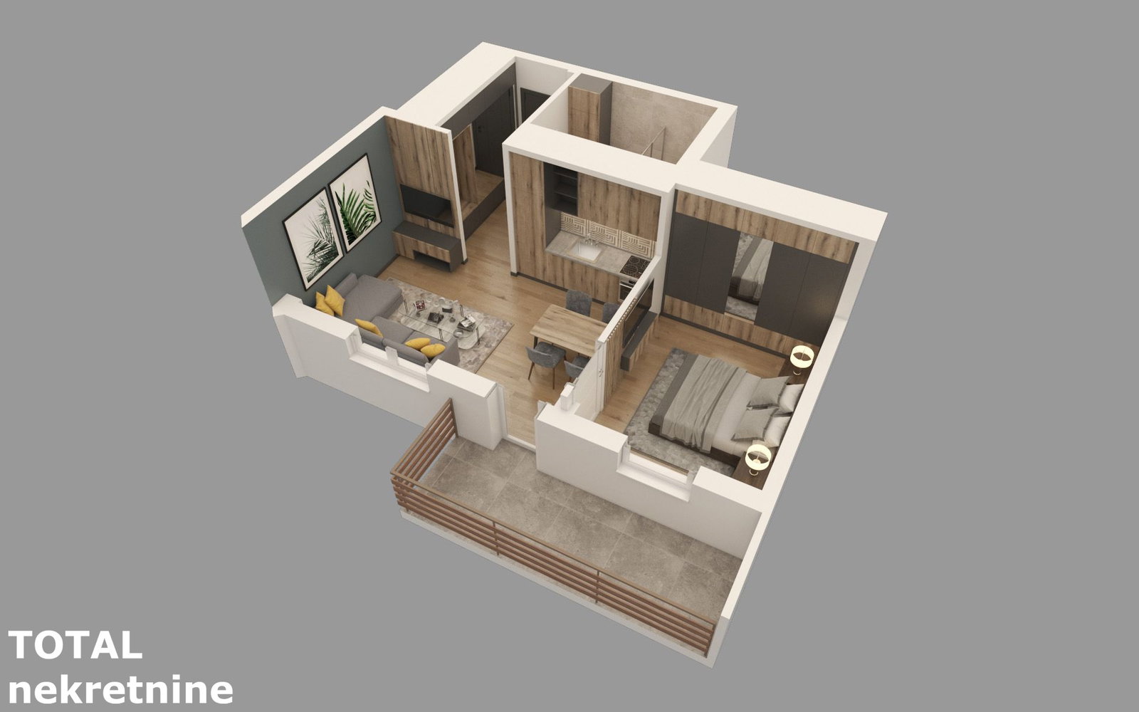 Dvosoban stan na prodaju, Vikend Naselje, Kopaonik, 42m², 83.930 €
