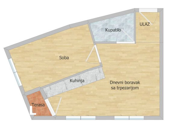 Stan Prodaja Novi Sad  38 m2