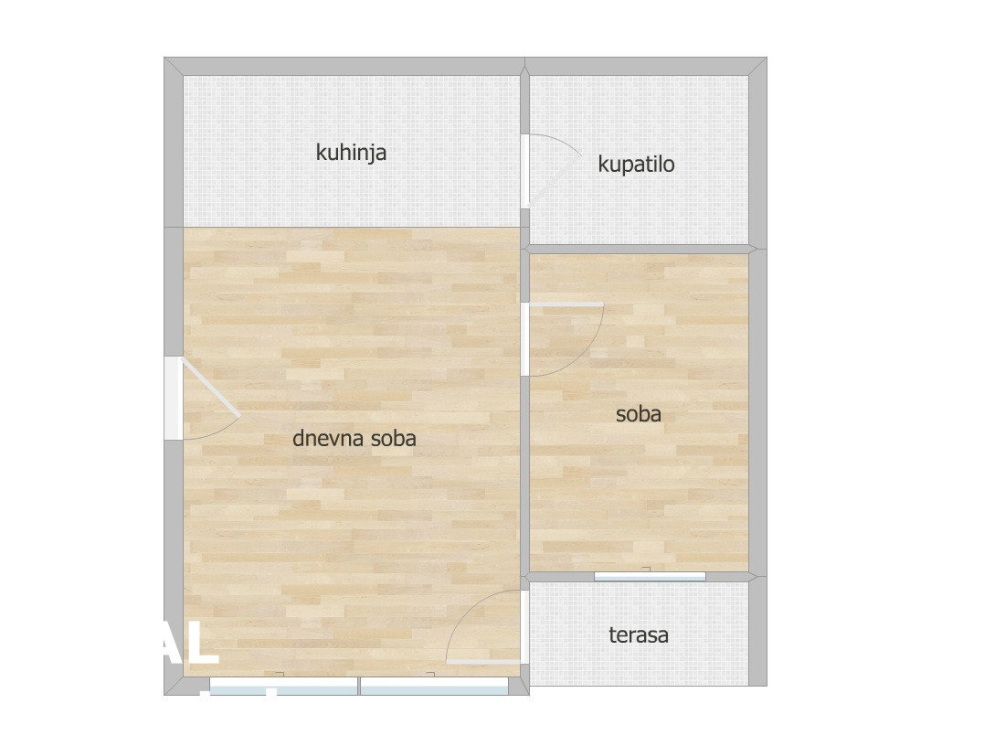 Dvosoban stan na prodaju, Telep, Novi Sad, 38m², 112.040 €