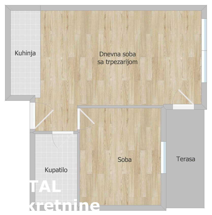 Stan Prodaja Novi Sad  44 m2