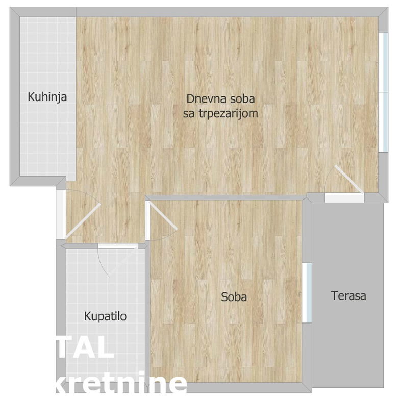 Stan Prodaja Novi Sad  44 m2