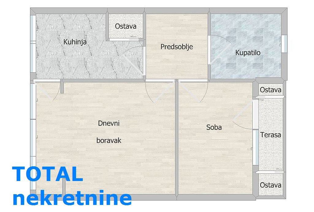 Stan Prodaja Novi Sad  60 m2