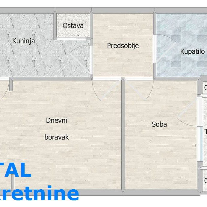 Stan Prodaja Novi Sad  60 m2