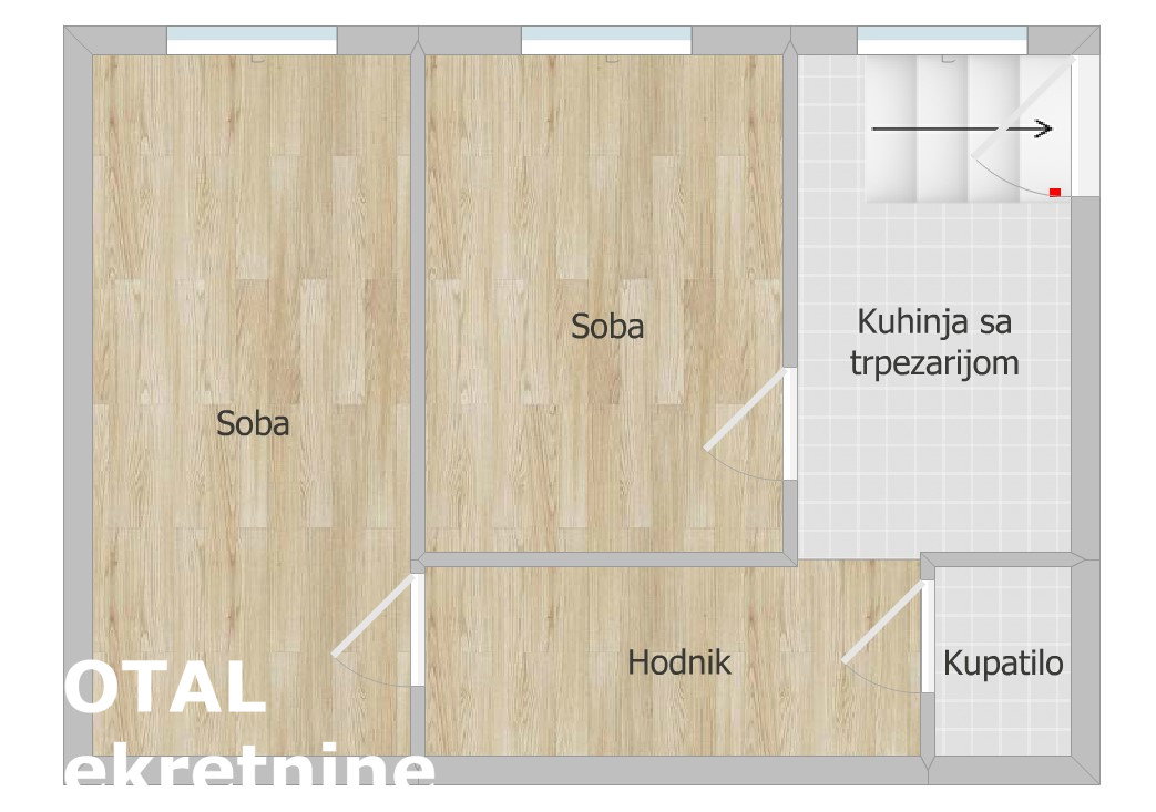 Stan Prodaja Novi Sad  46 m2