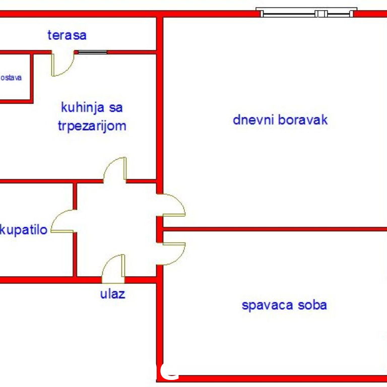 Stan Prodaja Novi Sad  46 m2