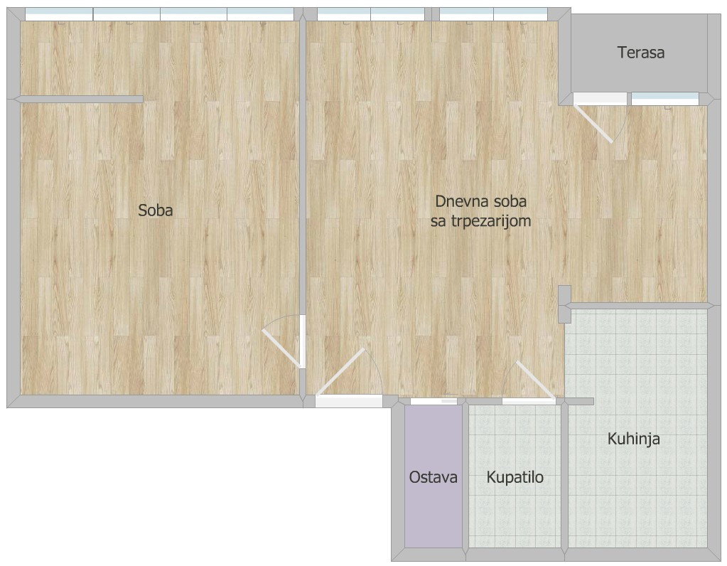 Dvosoban stan na prodaju, Liman 1, Novi Sad, 62m², 170.000 €
