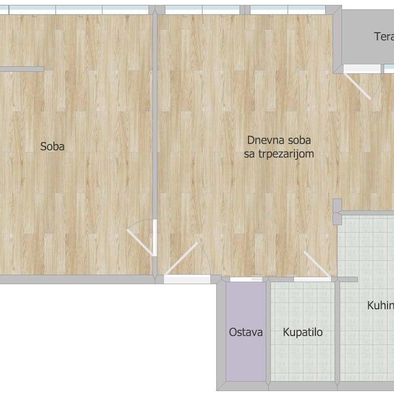 Dvosoban stan na prodaju, Liman 1, Novi Sad, 62m², 170.000 €