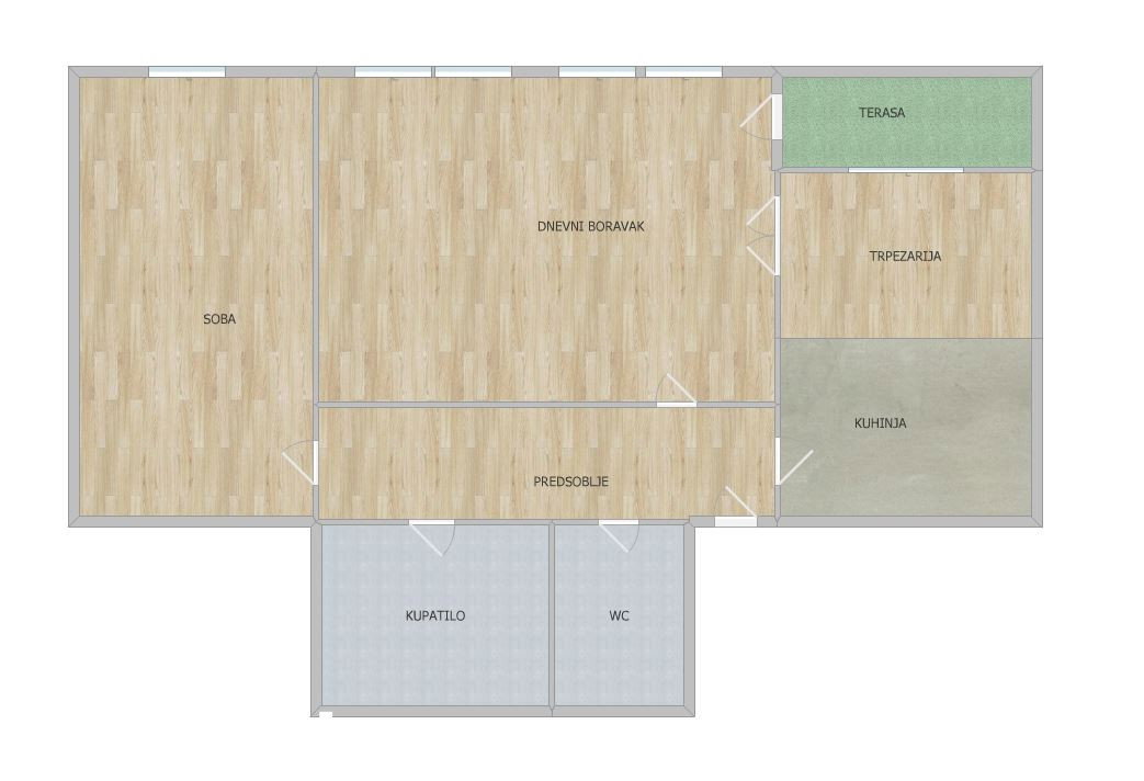 Dvosoban stan na prodaju, Liman 3, Novi Sad, 52m², 3. sprat, 165.000 €