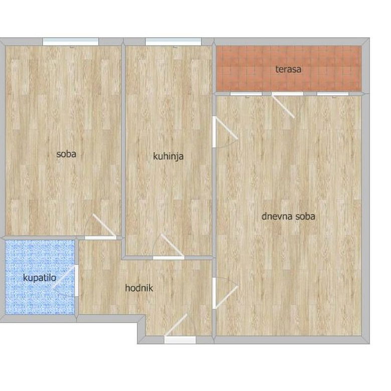 Dvosoban stan na prodaju, Liman 4, Novi Sad, 57m², 161.700 €