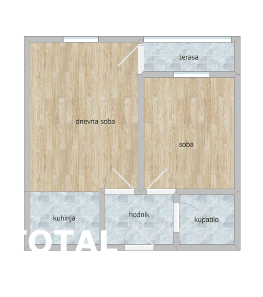 Stan Prodaja Novi Sad Nova Detelinara 41 m2