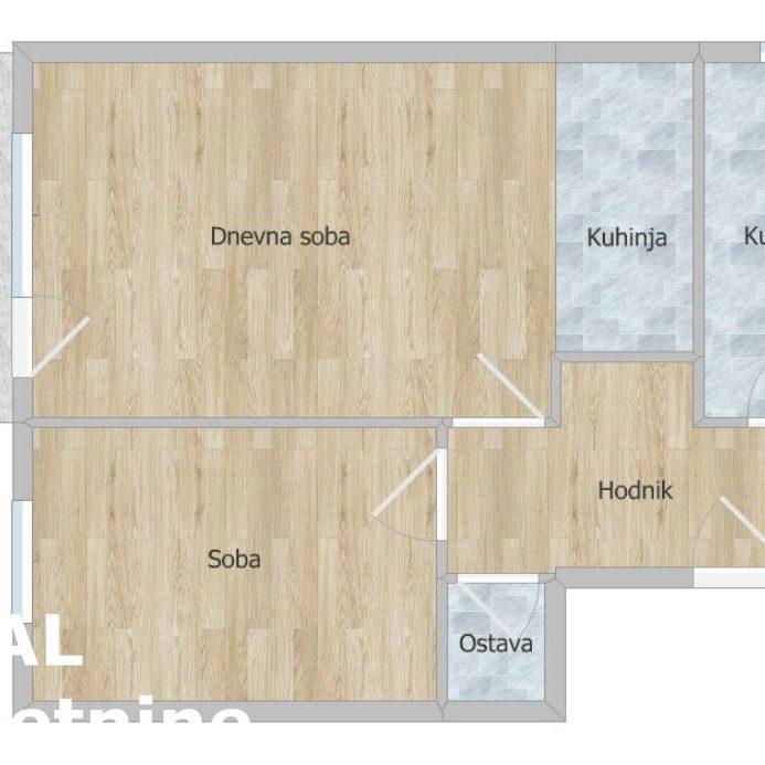 Dvosoban stan na prodaju, Nova Detelinara, Novi Sad, 47m², 145.000 €