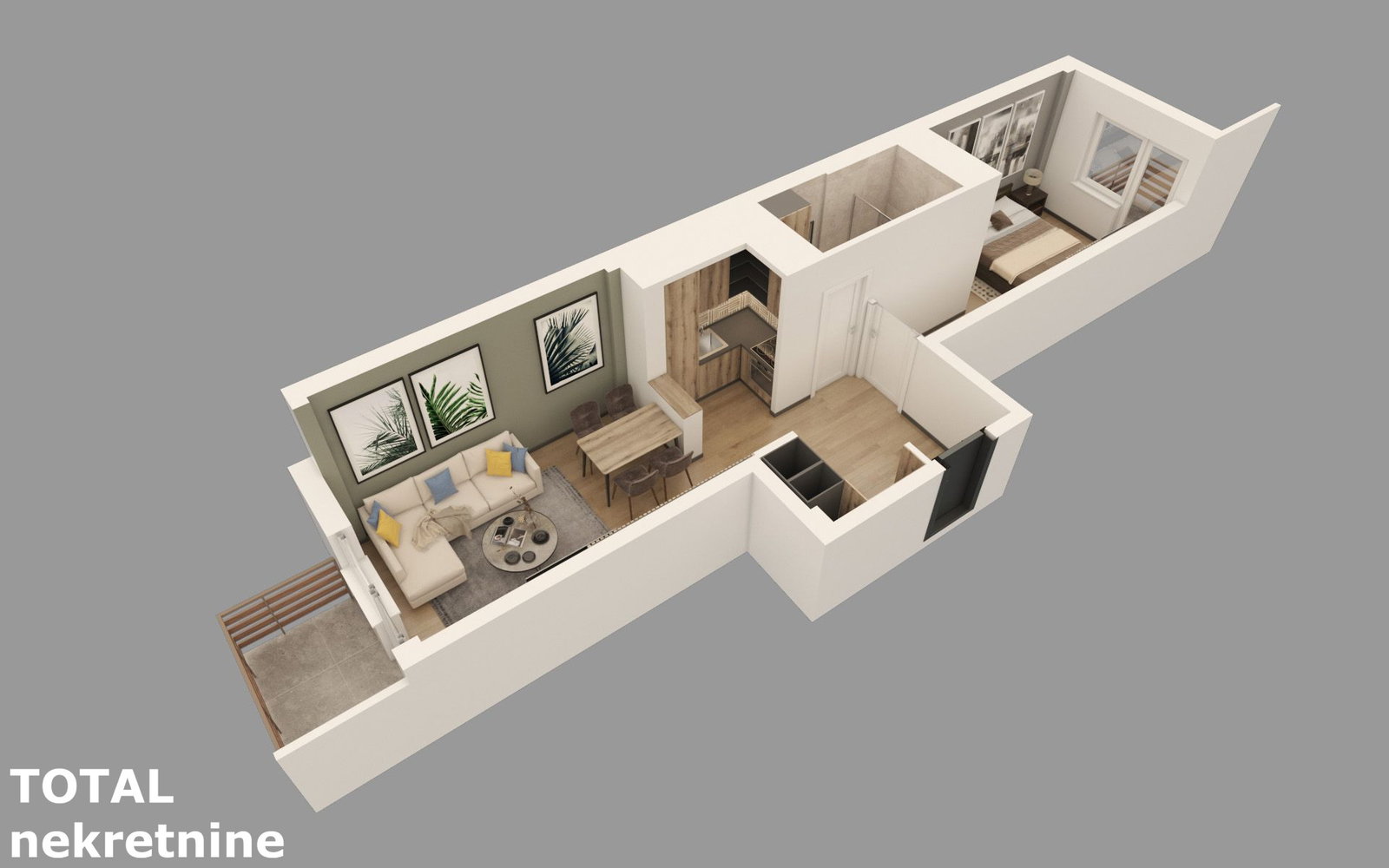Dvosoban stan na prodaju, Vikend Naselje, Kopaonik, 47m², 92.020 €