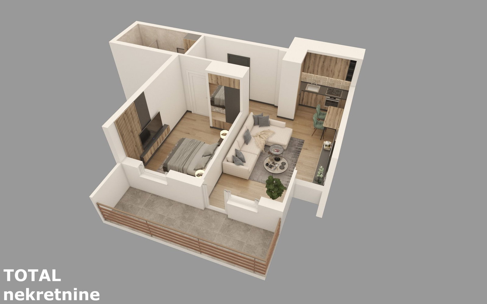 Dvosoban stan na prodaju, Vikend Naselje, Kopaonik, 47m², 92.690 €