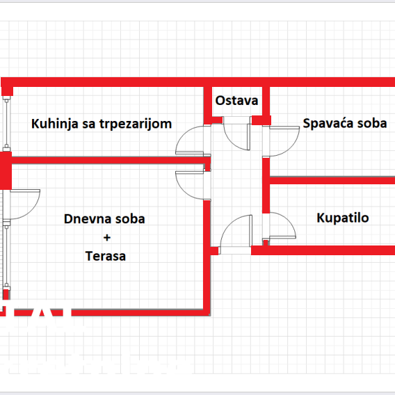 Stan Prodaja Novi Sad  48 m2