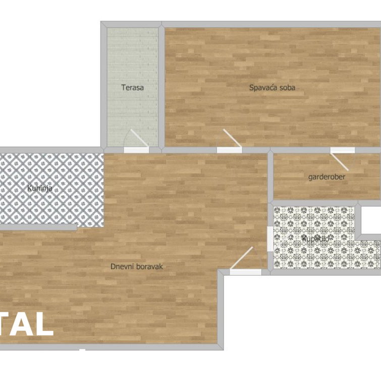 Dvosoban stan na prodaju, Železnička Stanica, Novi Sad, 56m², 153.000 €