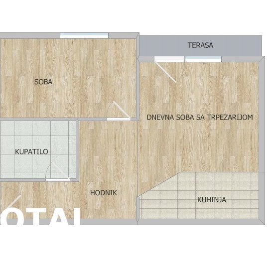 Dvosoban stan na prodaju, Telep, Novi Sad, 49m², 150.000 €