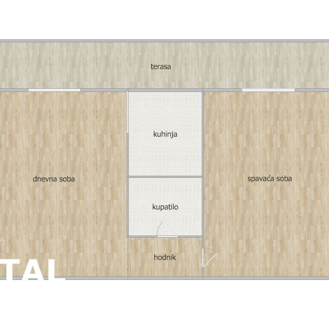 Dvosoban stan na prodaju, Centar, Novi Sad, 52m², 156.000 €