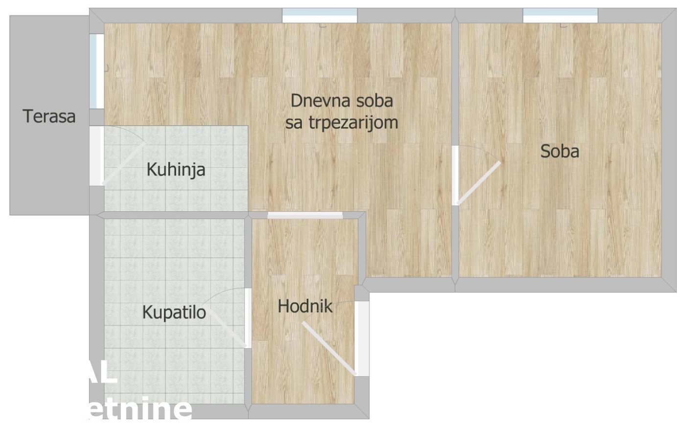 Stan Prodaja Novi Sad  40 m2