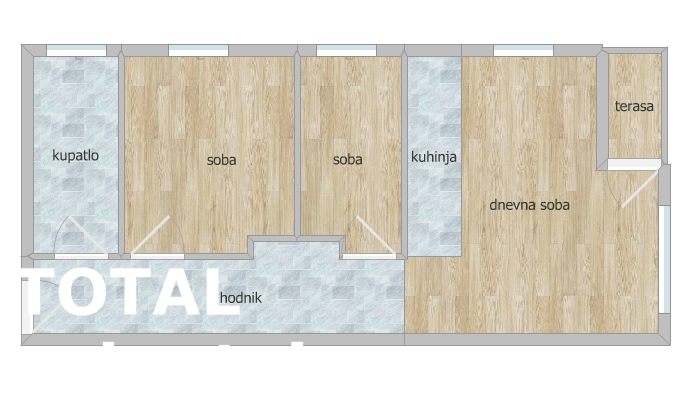 Stan Prodaja Novi Sad  52 m2
