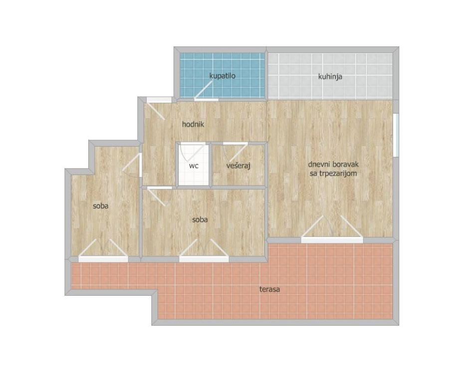 Trosoban stan na prodaju, Telep, Novi Sad, 111m², 230.000 €