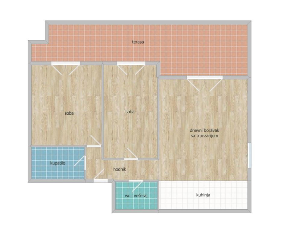 Trosoban stan na prodaju, Telep, Novi Sad, 104m², 250.000 €