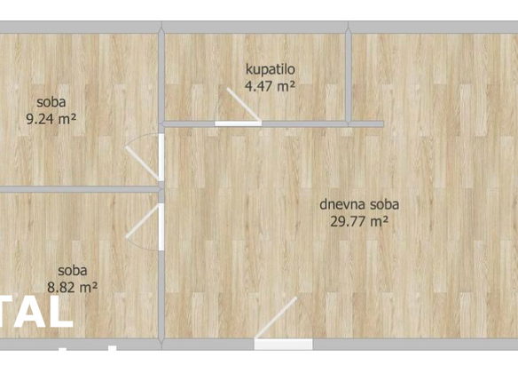 Stan Prodaja Novi Sad  53 m2