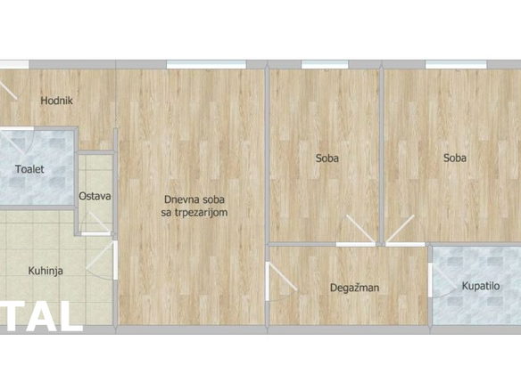 Stan Prodaja Novi Sad  62 m2