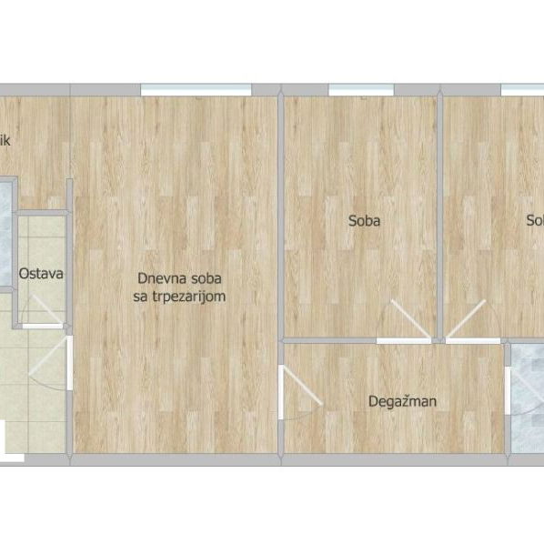 Stan Prodaja Novi Sad  62 m2