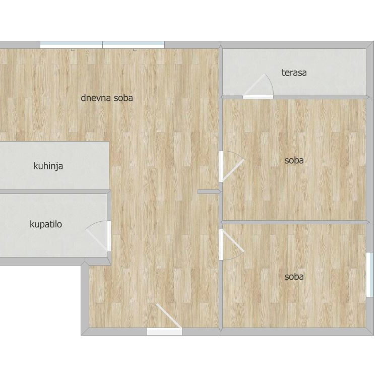 Trosoban stan na prodaju, Bulevar, Novi Sad, 65m², 198.000 €