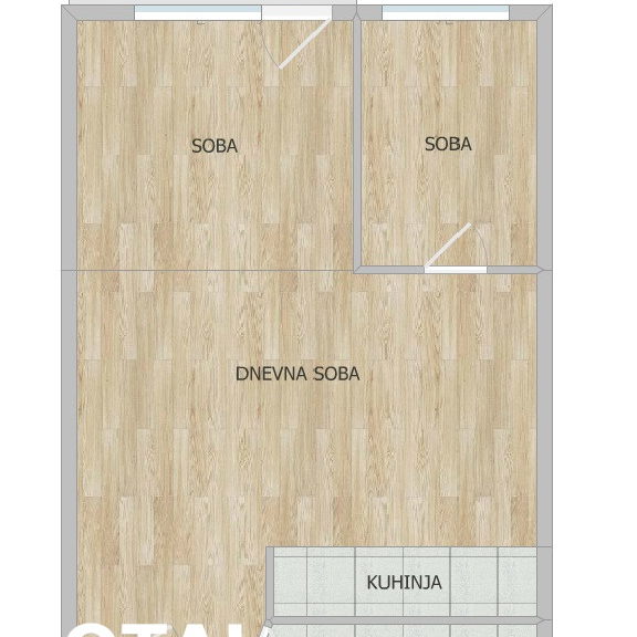 Trosoban stan na prodaju, Subotički Bulevar, Novi Sad, 48m², 131.000 €