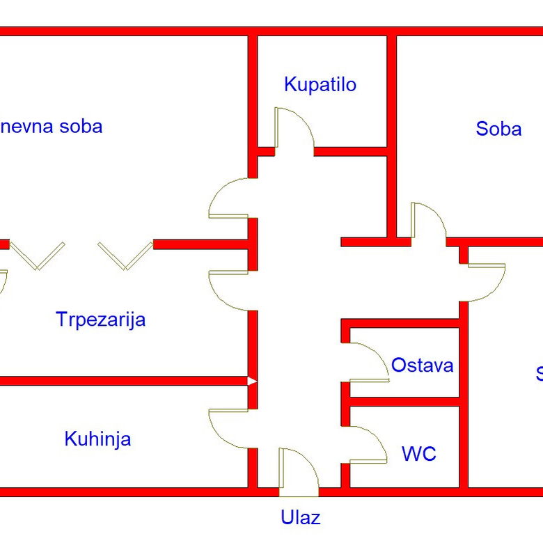 Trosoban stan na prodaju, Centar, Novi Sad, 86m², 320.000 €