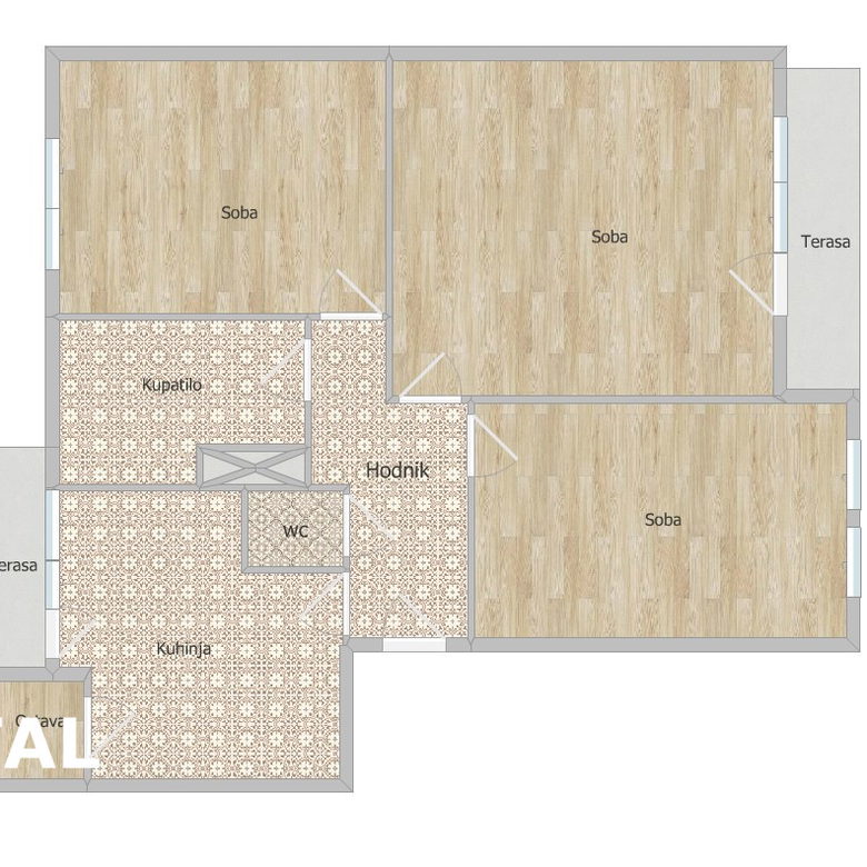 Stan Prodaja Novi Sad  86 m2