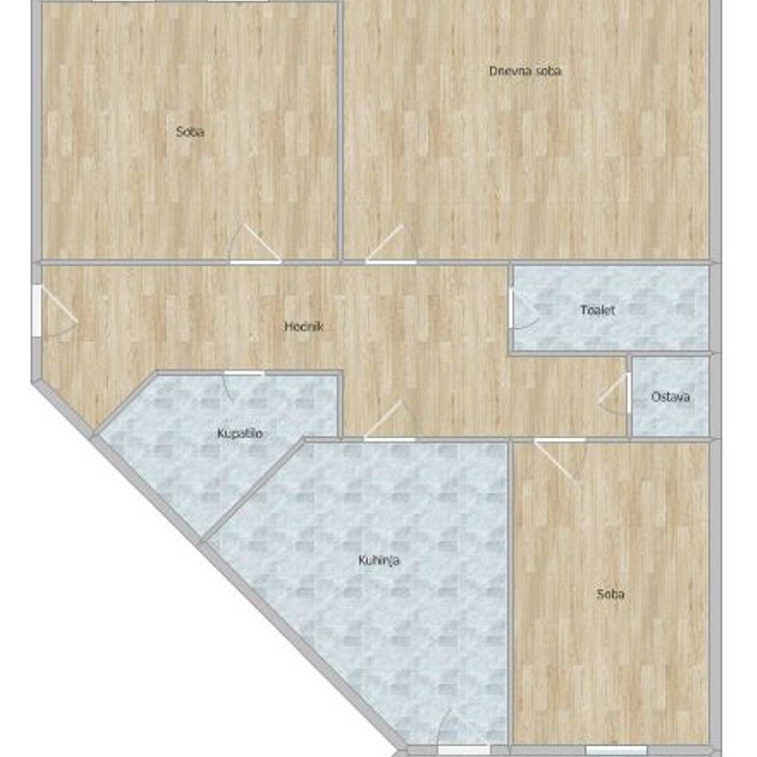 Trosoban stan na prodaju, Savina, Novi Sad, 73m², 185.000 €