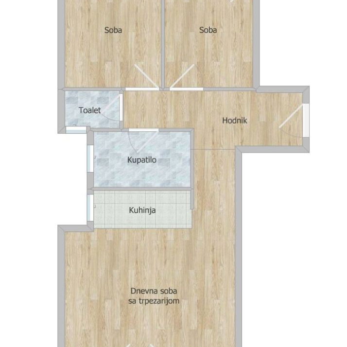 Trosoban stan na prodaju, Centar, Novi Sad, 63m², 201.600 €
