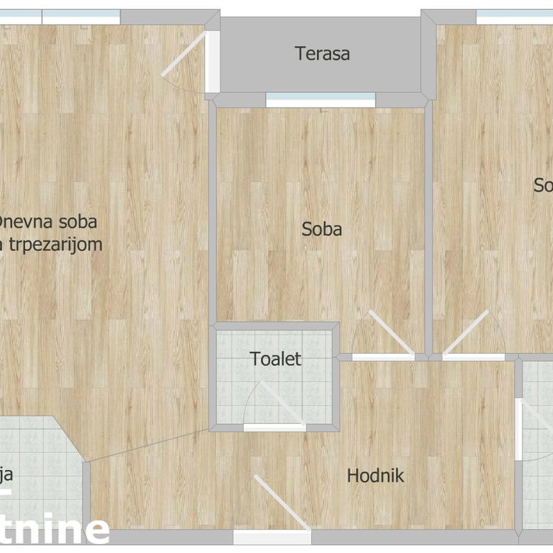 Trosoban stan na prodaju, Telep, Novi Sad, 65m², 179.000 €